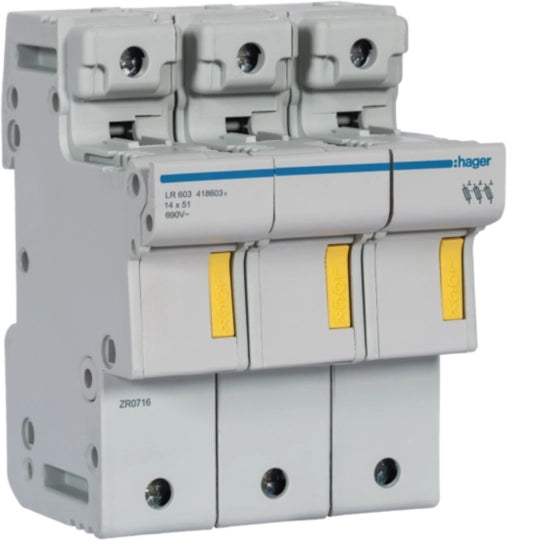هاجر Hager Fuse Carriers و حوامل فيوزات