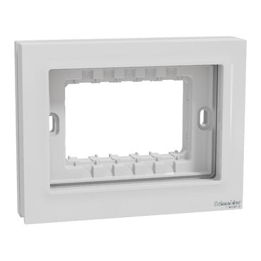 Schneider Electric M3TB01_WP | Weatherproof Box, Miluz E, 3 Gang, white