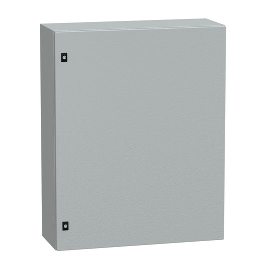 NSYCRN108300 | شنايدر إلكتريك Spacial CRN باب عادي بدون لوحة تثبيت. H1000xW800xD300 IP66 IK10 RAL7035..