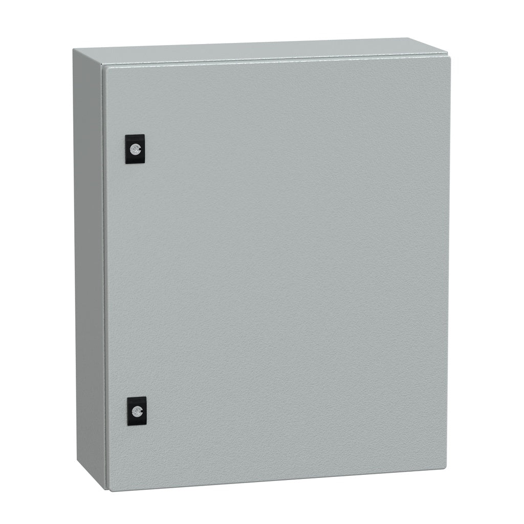 Schneider Electric NSYCRN65200 | Spacial CRN Steel Enclosure H600xW500xD200, IP66, IK10, No Mounting Plate