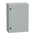 NSYCRN75250 | حاوية شنايدر الفولاذية Spacial CRN | ارتفاع 700 × عرض 500 × عمق 250 مم، IP66، IK10، بدون لوحة تثبيت