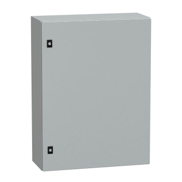 Schneider Electric NSYCRN86250 | Spacial CRN plain door w/o mount.plate. H800xW600xD250 IP66 IK10 RAL7035.