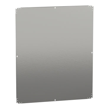 Schneider Electric NSYMM1210 | Plain Mounting Plate 1200x1000mm, Galvanized Steel
