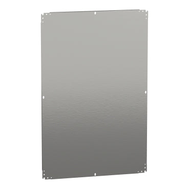 Schneider Electric NSYMM128 | Plain Mounting Plate 1200x800mm, Galvanized Steel