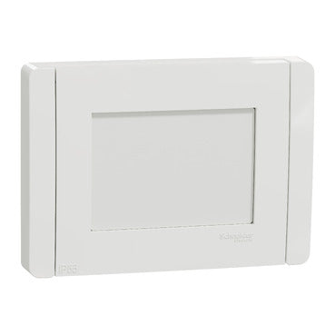 NU055318 | إطار غطاء، يونيكا الجديد، 1 وحدة، 3 مفاتيح/مخارج، IP55، أبيض شنايدر إلكتريك