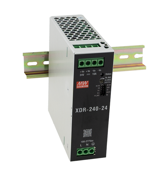 MEAN WELL XDR-240-24 24V 10A DIN Rail Power Supply