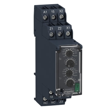 Schneider Electric RE22R1MLMR | Modular timing relay, 8 A, 0.05 s…300 h, 1 CO, asymmetrical flashing, 24...240 V AC/DC
