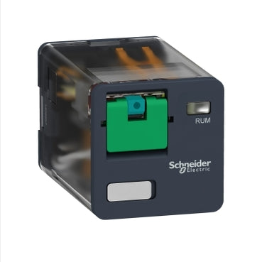 Schneider Electric RUMC21JD | universal plug-in relay – Harmony RUM – 2 C/O – 12 V DC – 10 A