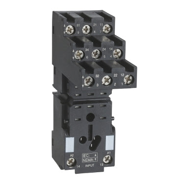 RXZE2S111M | مقبس، تلامس منفصل، 10 أمبير، نوع المرحل RXM3، موصل لولبي، 250 فولت تيار متردد