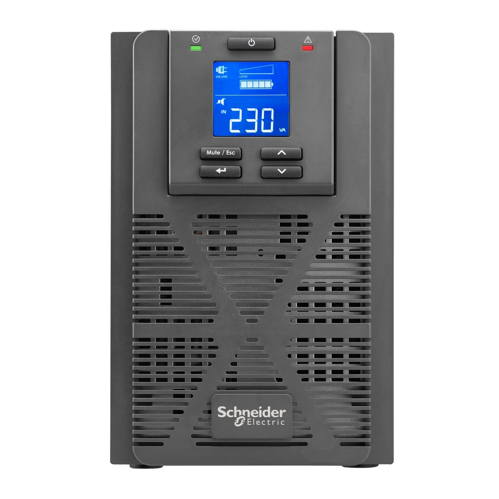 Schneider Electric SRV1KI | Easy UPS On-Line, 1000VA/800W, Tower, 230V, 3x IEC C13 outlets, Intelligent Card Slot