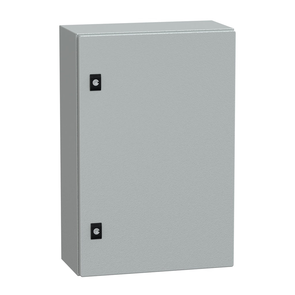 Schneider Electric NSYCRN64200 | Spacial CRN Steel Wall-Mount Enclosure 600×400×200mm IP66 IK10 Without Mounting Plate.