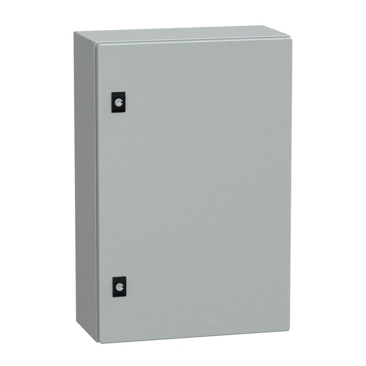 Schneider Electric NSYCRN64200 | Spacial CRN Steel Wall-Mount Enclosure 600×400×200mm IP66 IK10 Without Mounting Plate.