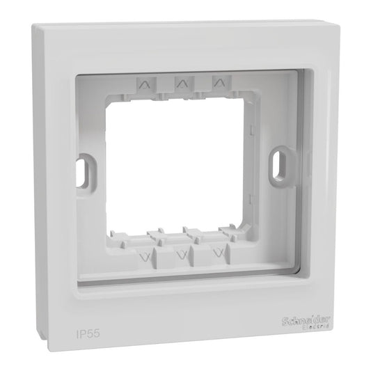 Schneider Electric M3TB01_EWP | Weather Proof Box, Miluz E, 2 Gang, white