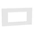 شنايدر M3TB04_WE | إطار غطاء، ميلوز إي، 4 فتحات، أبيض