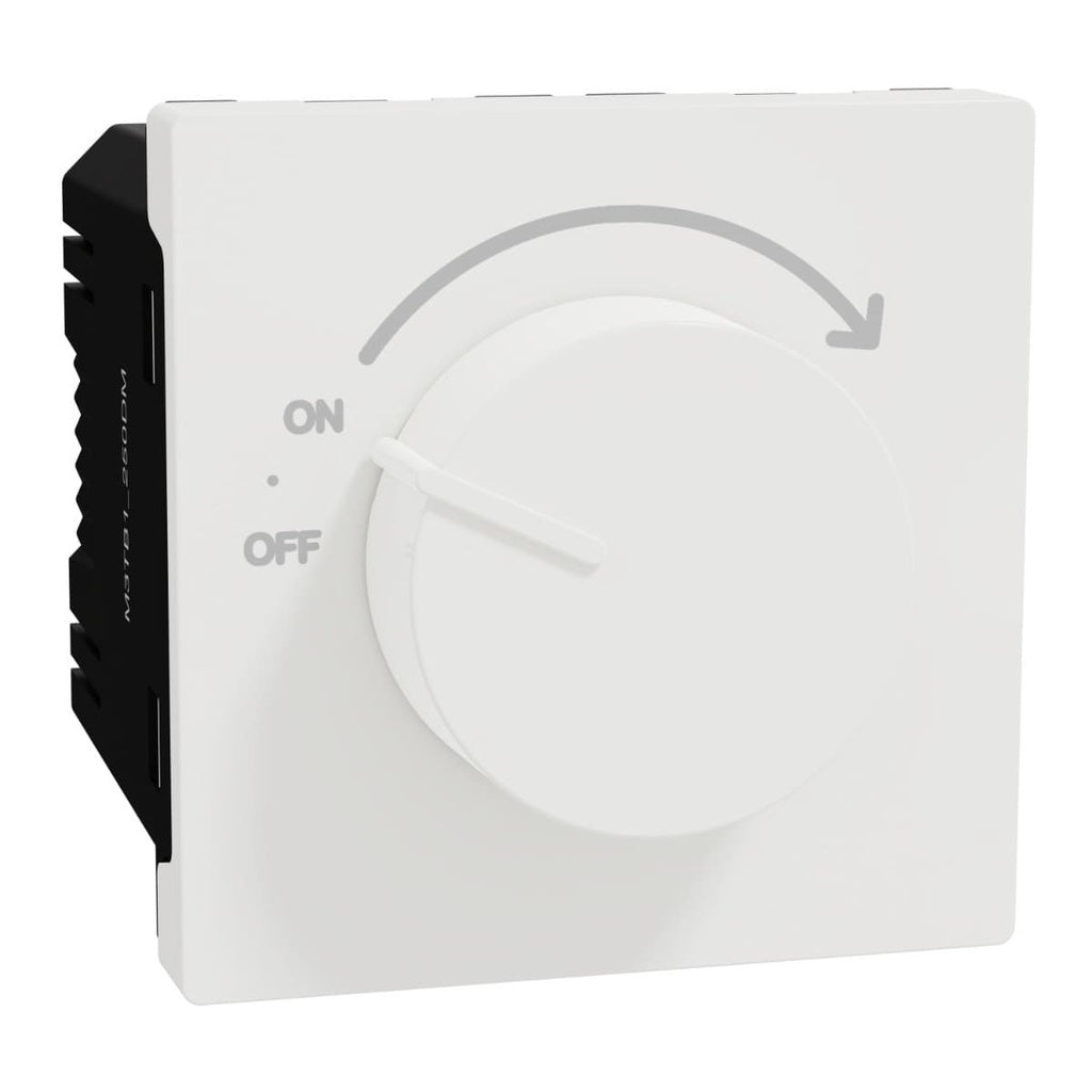 Schneider Electric M3TB1_250DM | Dimmer, Miluz E, rotary knob, mechanism, white