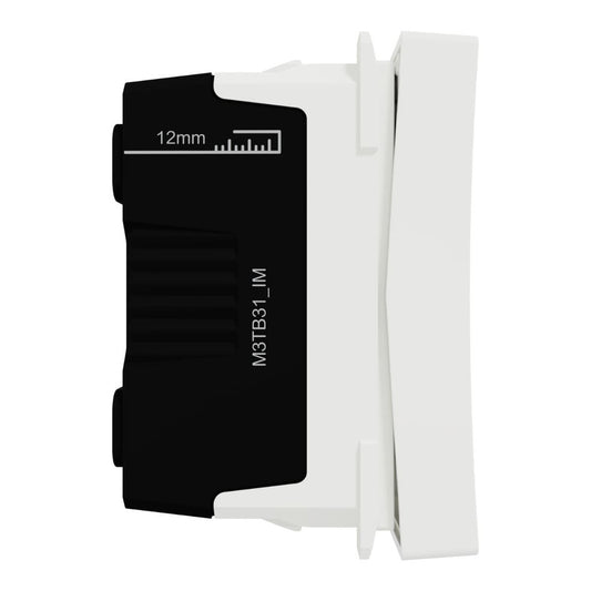 Schneider Electric M3TB31_IM | Intermediate Switch, Miluz E, 10-16A, 250V, 1 module, White
