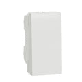 Schneider NU310318SC | مفتاح، New Unica، ثنائي الاتجاه، 10 أمبير، وحدة واحدة، أبيض