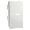 Schneider NU310618 | زر ضغط، يونيكا الجديدة، + زر ضغط NO، 10 أمبير، 1 وحدة، أطراف توصيل بدون براغي، غير معالج، IP4X، أبيض