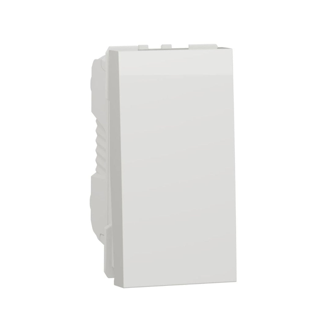 Schneider NU316118 | مفتاح، نيو يونيكا، آلية، أحادي القطب أحادي الاتجاه، 16 أمبير (تيار متردد)، وحدة واحدة، أطراف توصيل لولبية، غير معالج، IP4X، أبيض