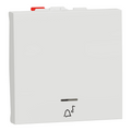 Schneider NU320618CN | مفتاح ضغط، نيو أونيكا، آلية، + مفتاح ضغط NO، 10 أمبير، 2 وحدة، أطراف توصيل بدون براغي، IP4X، أبيض