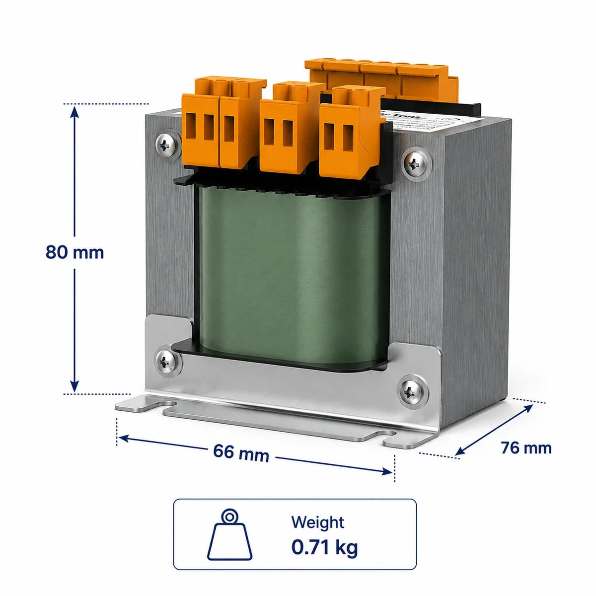 Star Trans 25 VA industrial control transformer, 0-230-400V input and 12-110V output