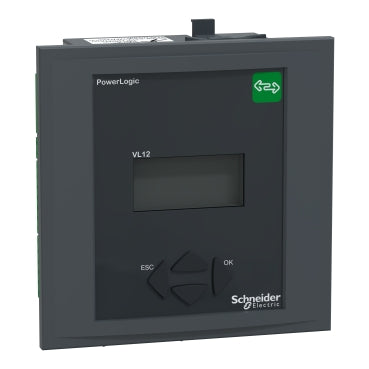 VPL06N VarPlus Logic Power Factor Controller unit in dark gray with Schneider Electric branding