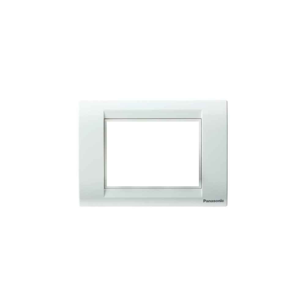 Panasonic 3M plate with mounting frame white Wide | Wall Plate 215007 - SKU 215007