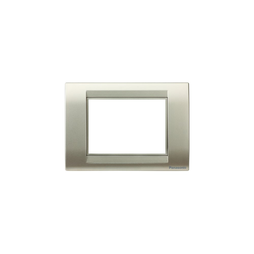 Panasonic 3M plate with mounting frame Champagne Roma | Wall Plate 215112 - SKU 215112