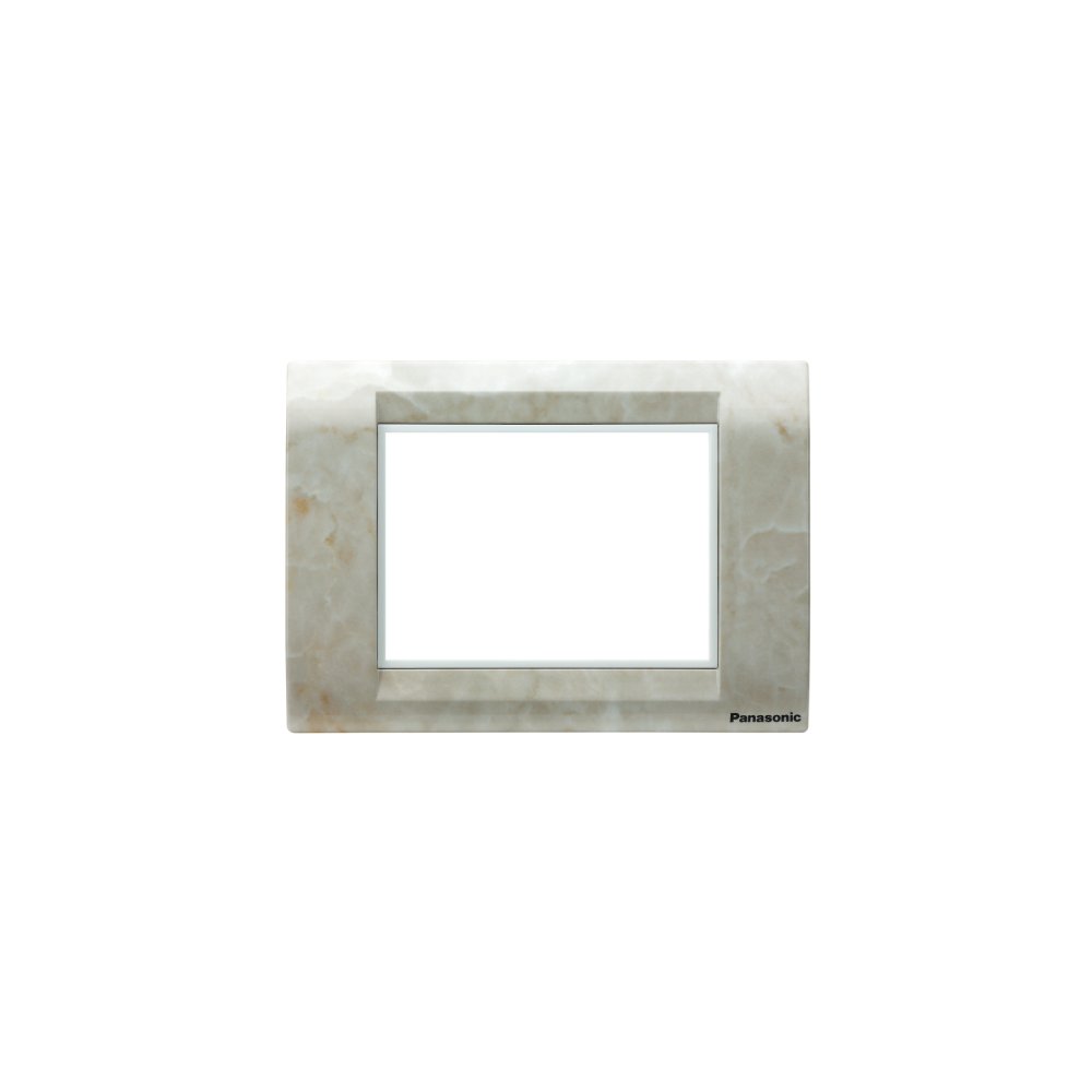 Panasonic 3M plate with mounting frame Marble Roma | Wall Plate 215118 - SKU 215118