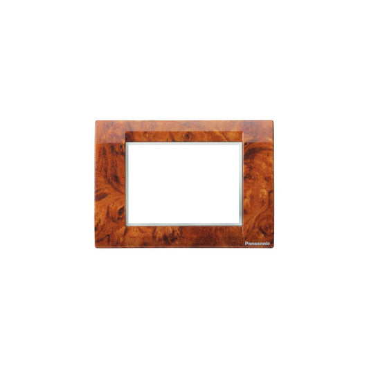 Panasonic 3M plate with mounting frame Oak Wood Roma | Wall Plate 215115 - SKU 215115