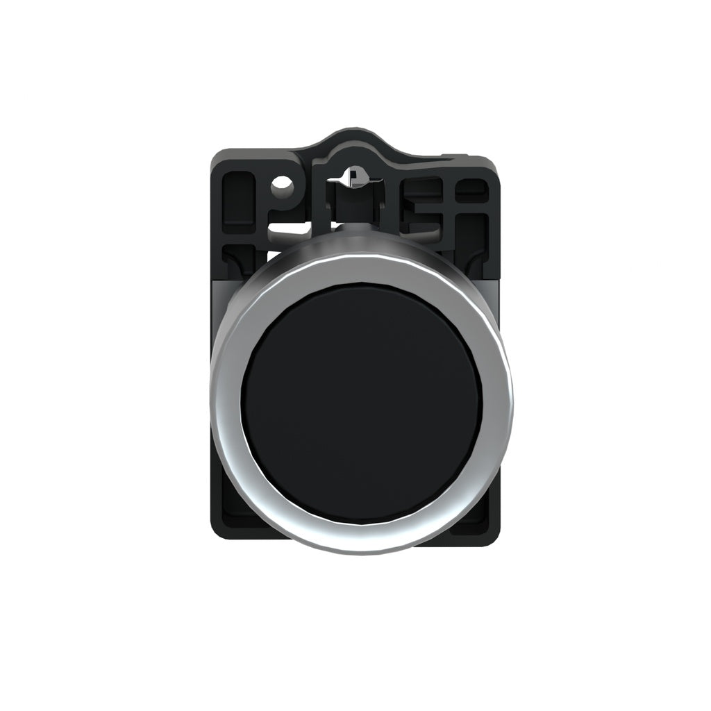 Schneider Electric XA2EA21 push-button, black Ø22 flush, 1NO, non-illuminated