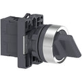XA2ED21 selector switch Ø22, gray body, standard handle, 2-position 1NO, Schneider Electric