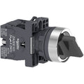 XA2ED33 selector switch by Schneider Electric, Ø22, 3-position, 2NO, standard handle
