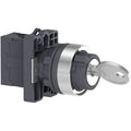 Schneider Harmony XA2EG21 key selector switch Ø22, 2-position stay-put, 1NO with metal key