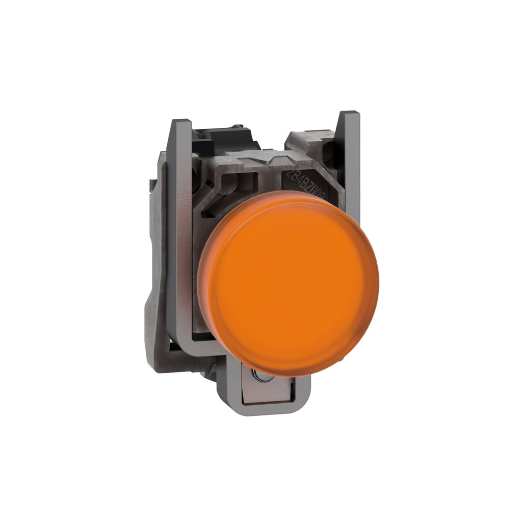 Schneider XB4BVM5 pilot light orange, metal housing, Ø22, LED, 230–240 VAC