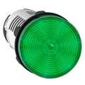 XB7EV03MP monolithic green pilot light, plastic body, Ø22, integral LED, 230-240 V AC