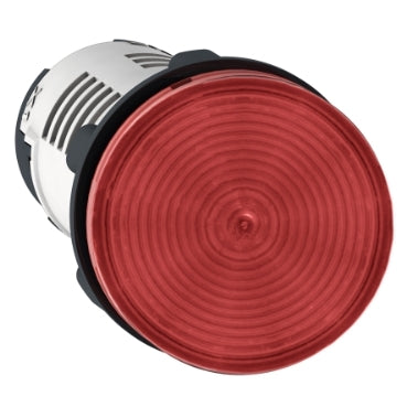 XB7EV04MP monolithic pilot light, red plastic lens, Ø22, integral LED, 230–240 V AC