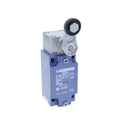 XCKJ10511 Telemecanique limit switch with blue thermoplastic roller lever, 1NC+1NO, snap action, Pg13