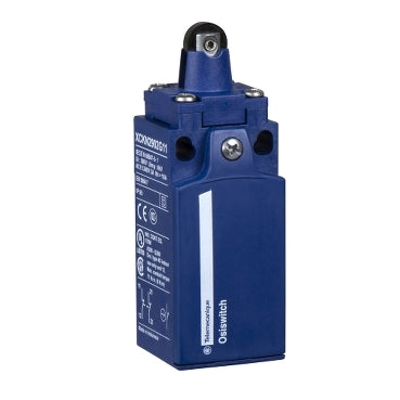 XCKN2102G11 تيليمكانيك Telemecanique limit مفتاح مع بلاستيك roller plunger, أزرق, 1NC+1NO, snap Pg11