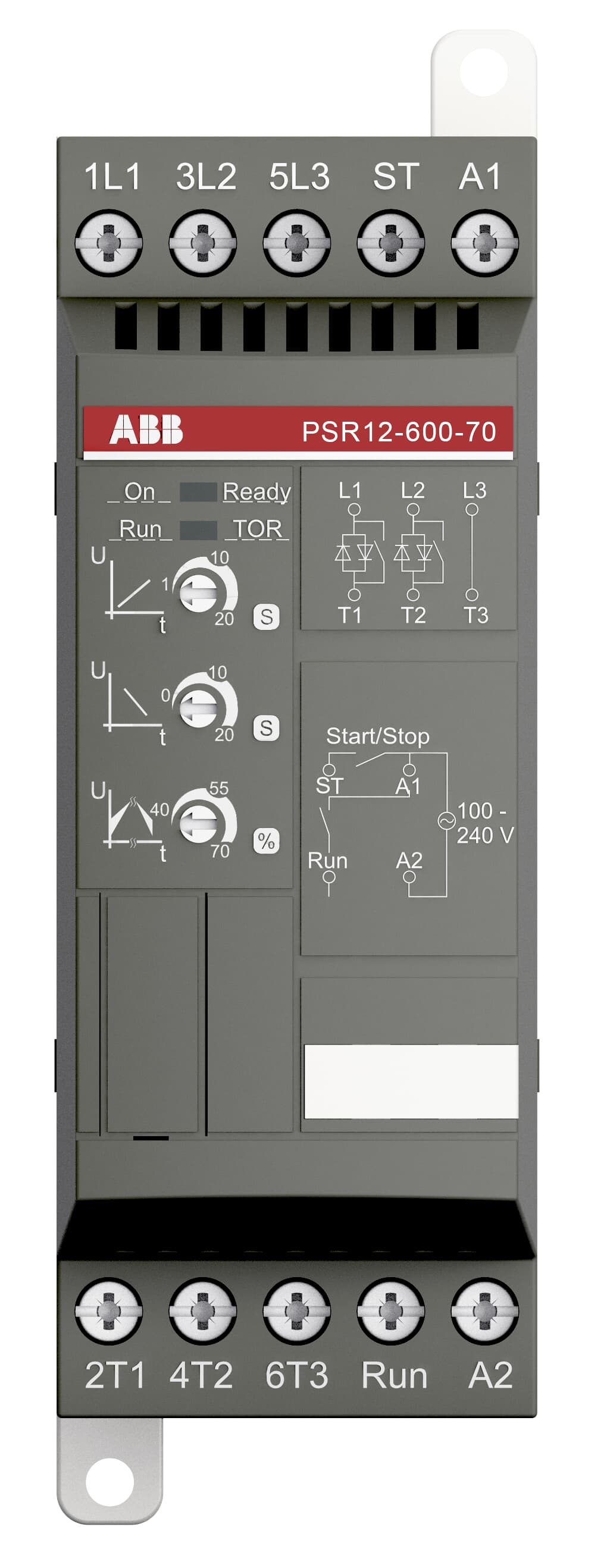 إيه بي بي ABB 1SFA896106R7000 | PSR12-600-70 سوفت ستارتر / بادئ تشغيل ناعم | 12 أمبير - إيه بي بي ABB part number 1SFA896106R7000