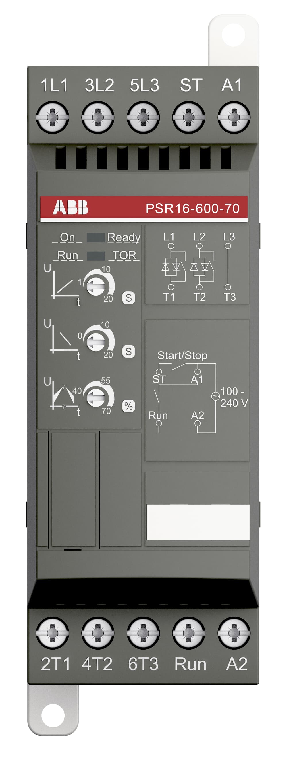 إيه بي بي ABB 1SFA896107R7000 | PSR16-600-70 سوفت ستارتر / بادئ تشغيل ناعم | 16 أمبير - إيه بي بي ABB part number 1SFA896107R7000