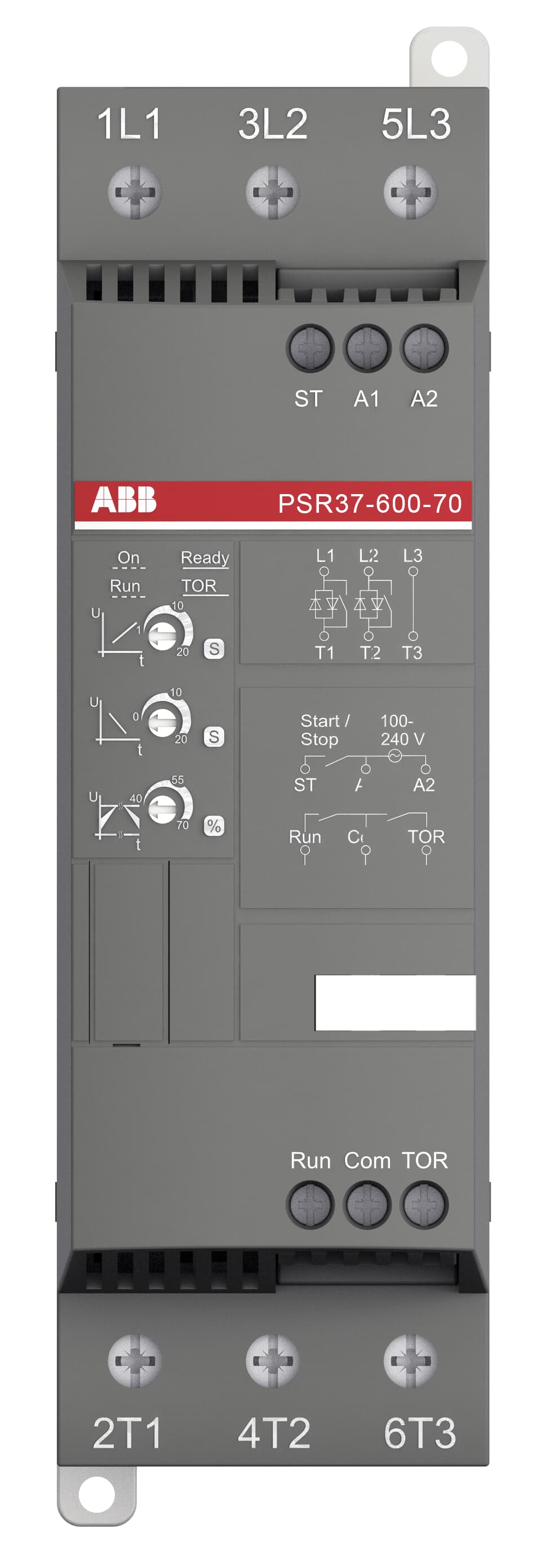 إيه بي بي ABB 1SFA896110R7000 | PSR37-600-70 سوفت ستارتر / بادئ تشغيل ناعم | 37 أمبير - إيه بي بي ABB part number 1SFA896110R7000