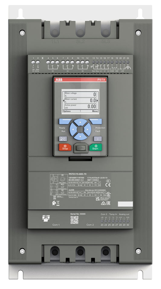 إيه بي بي ABB 1SFA898111R7000 | PSTX170-600-70 سوفت ستارتر / بادئ تشغيل ناعم | 170 أمبير - إيه بي بي ABB part number 1SFA898111R7000