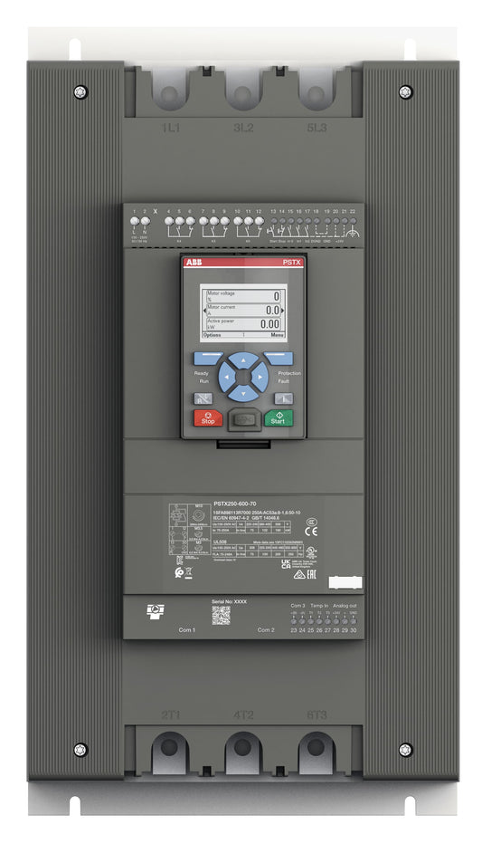إيه بي بي ABB 1SFA898113R7000 | PSTX250-600-70 سوفت ستارتر / بادئ تشغيل ناعم | 250 أمبير - إيه بي بي ABB part number 1SFA898113R7000