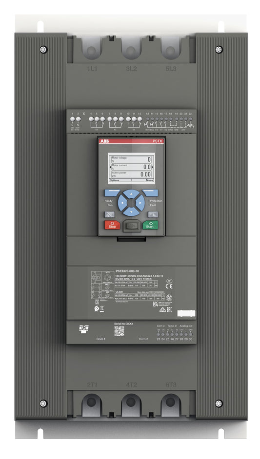 إيه بي بي ABB 1SFA898115R7000 | PSTX370-600-70 سوفت ستارتر / بادئ تشغيل ناعم | 370 أمبير - إيه بي بي ABB part number 1SFA898115R7000