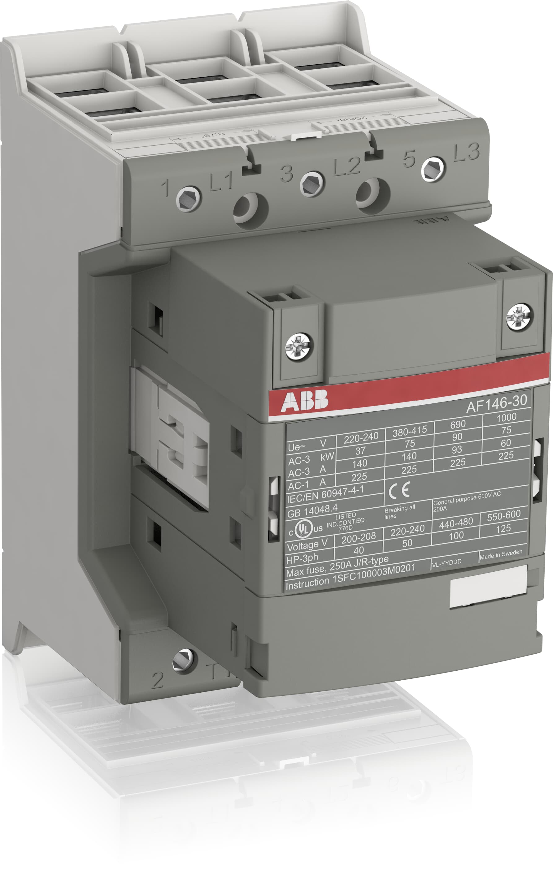 ABB 1SFL447001R1300 | AF140-30-00-13 Contactors - ABB part number 1SFL447001R1300