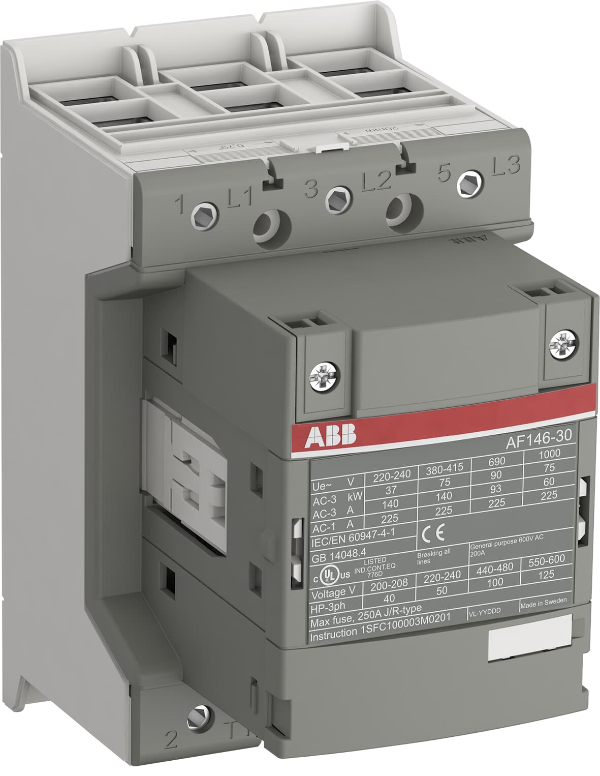 ABB 1SFL467001R1300 | AF146-30-00-13 Contactors - ABB part number 1SFL467001R1300