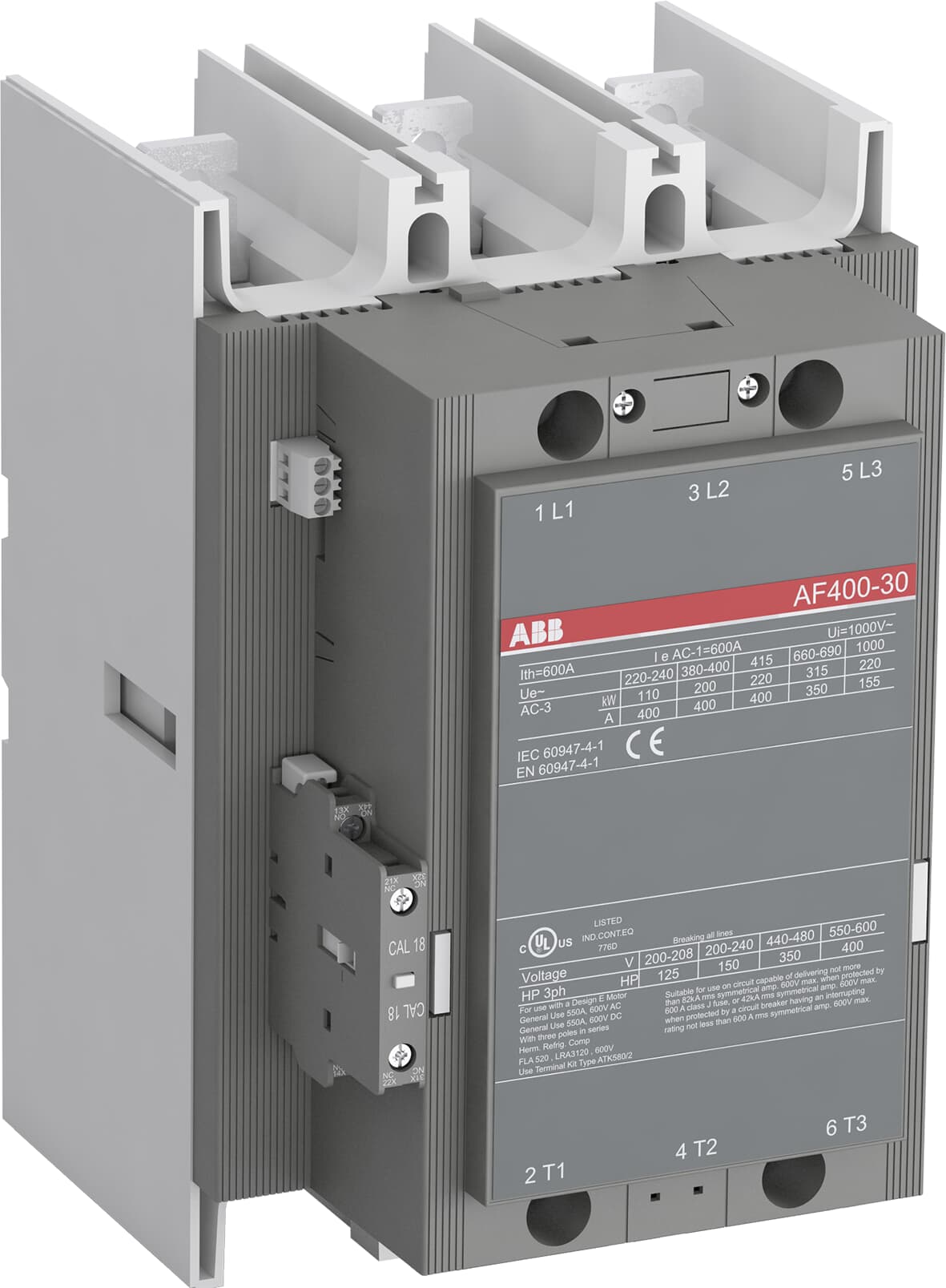 ABB 1SFL577001R7000 | AF400-30-00-70 Contactors - ABB part number 1SFL577001R7000
