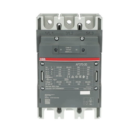 ABB 1SFL607002R1300 | AF370-30-00-13 Contactors - ABB part number 1SFL607002R1300