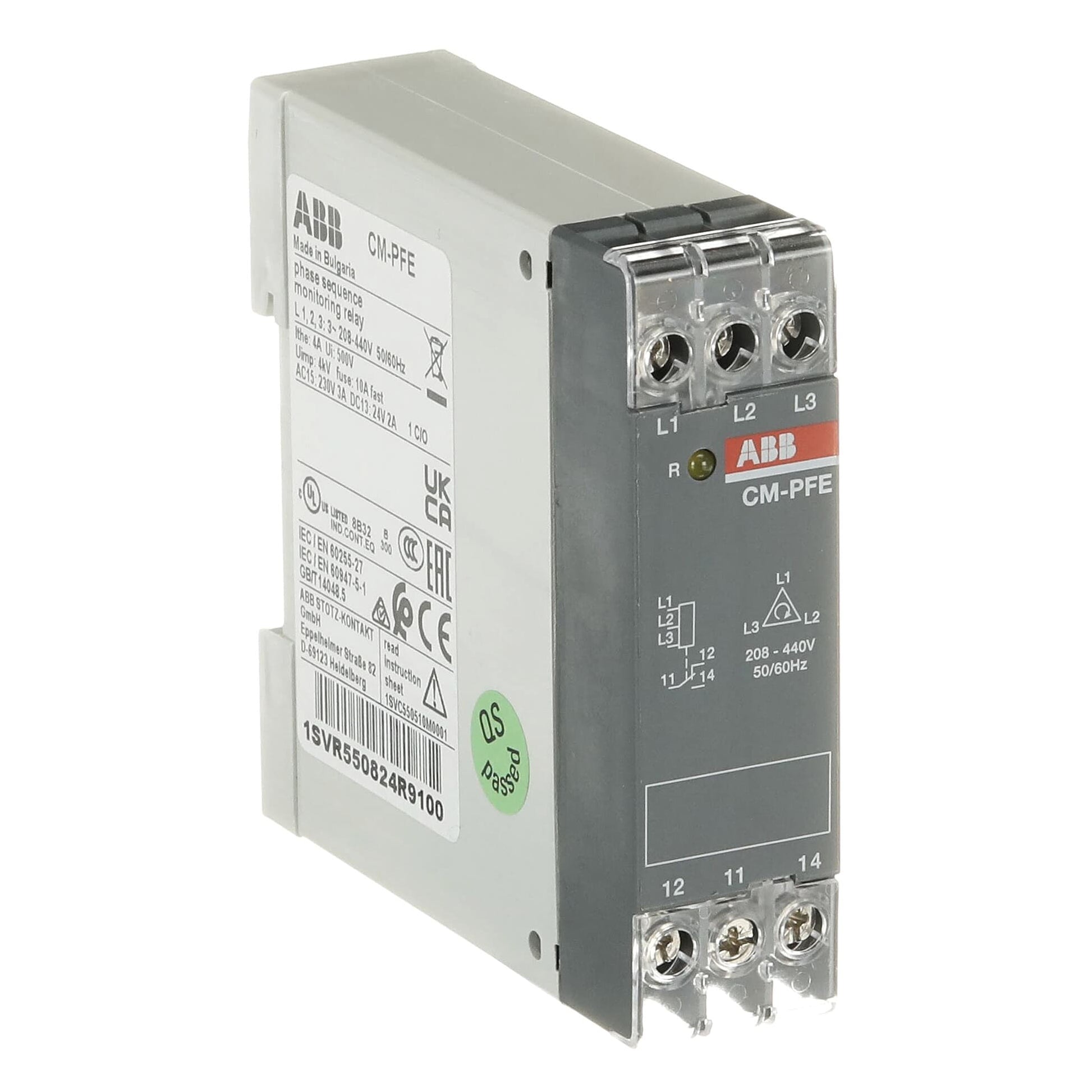 إيه بي بي ABB 1SVR550824R9100 | CM-PFE Modular سكة DIN Control Devices - إيه بي بي ABB part number 1SVR550824R9100